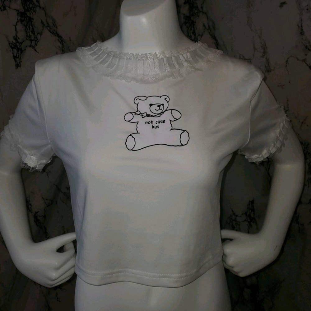 Teddy Bear Print Top
